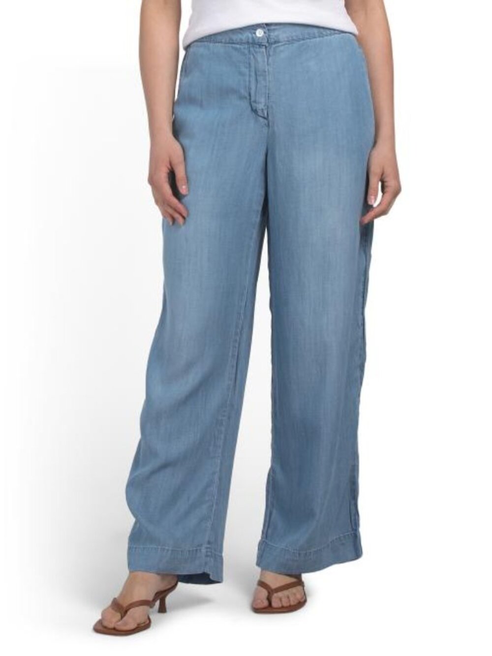 FOR THE REPUBLIC Woven Wide Leg Pants